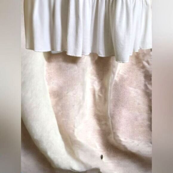 DRESS by FIG & VINE SILVER Embellished beads, detailed WHITE MIDI MEDIUM - Picture 11 of 15